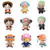 25CM One Piece Anime Figure Q Version Plush Toys Zoro Luffy Chopper Ace Cute Cartoon Plush - One Piece AU Store