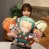 28 50cm One Piece Plush Toys Roronoa Zoro Luffy Chopper Nami Cute Cartoon Anime 3 Dimensional 2 - One Piece AU Store