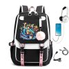 Anime Cartoon One Piece Luffy Teen Student School Bag Large Capacity Travel Bag Men and Women 1 - One Piece AU Store