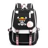 Anime Cartoon One Piece Luffy Teen Student School Bag Large Capacity Travel Bag Men and Women 2 - One Piece AU Store