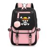 Anime Cartoon One Piece Luffy Teen Student School Bag Large Capacity Travel Bag Men and Women 5 - One Piece AU Store