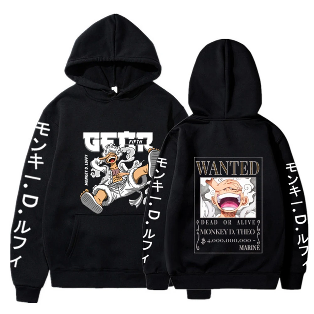 Anime Hoodie Graphic Luffy Hoodies Spring and Autumn Long Sleeve Sweatshirts Streetwear Y2k Sweatshirt Casual Loose 21 - One Piece AU Store