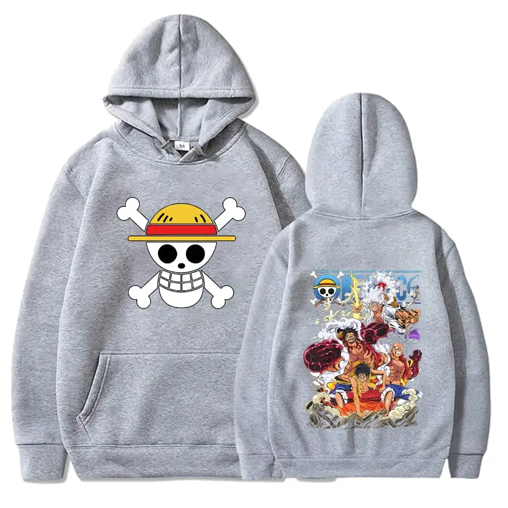 Anime Hoodie Graphic Luffy Hoodies Spring and Autumn Long Sleeve Sweatshirts Streetwear Y2k Sweatshirt Casual Loose 6 - One Piece AU Store