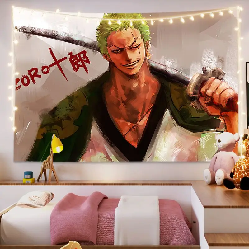 Anime One Piece Kaidou Monkey D Luffy Roronoa Zoro Children Room Super Cool Handsome Background Decorative 6 - One Piece AU Store