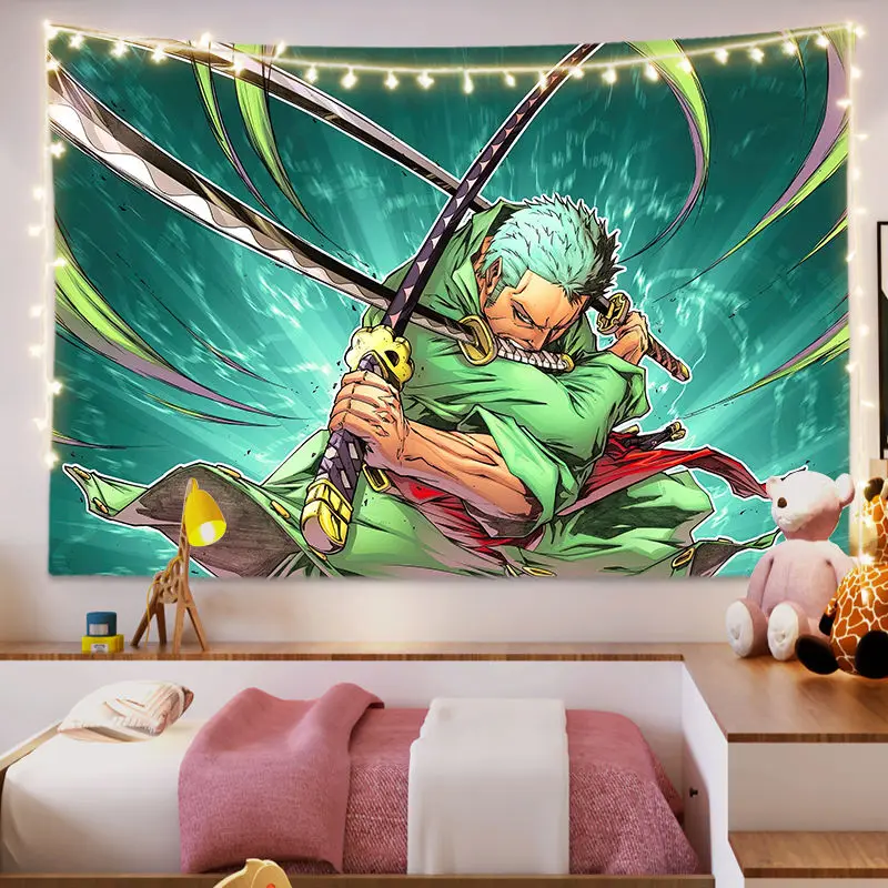 Anime One Piece Kaidou Monkey D Luffy Roronoa Zoro Children Room Super Cool Handsome Background Decorative 8 - One Piece AU Store