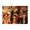 Anime One Piece Three Brothers White Beard Red Hair Dragon Kraft paper vintage poster bar cafe 2 - One Piece AU Store