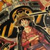 Anime One Piece character collection Vintage kraft paper poster series Cafe home decorative painting 4 - One Piece AU Store