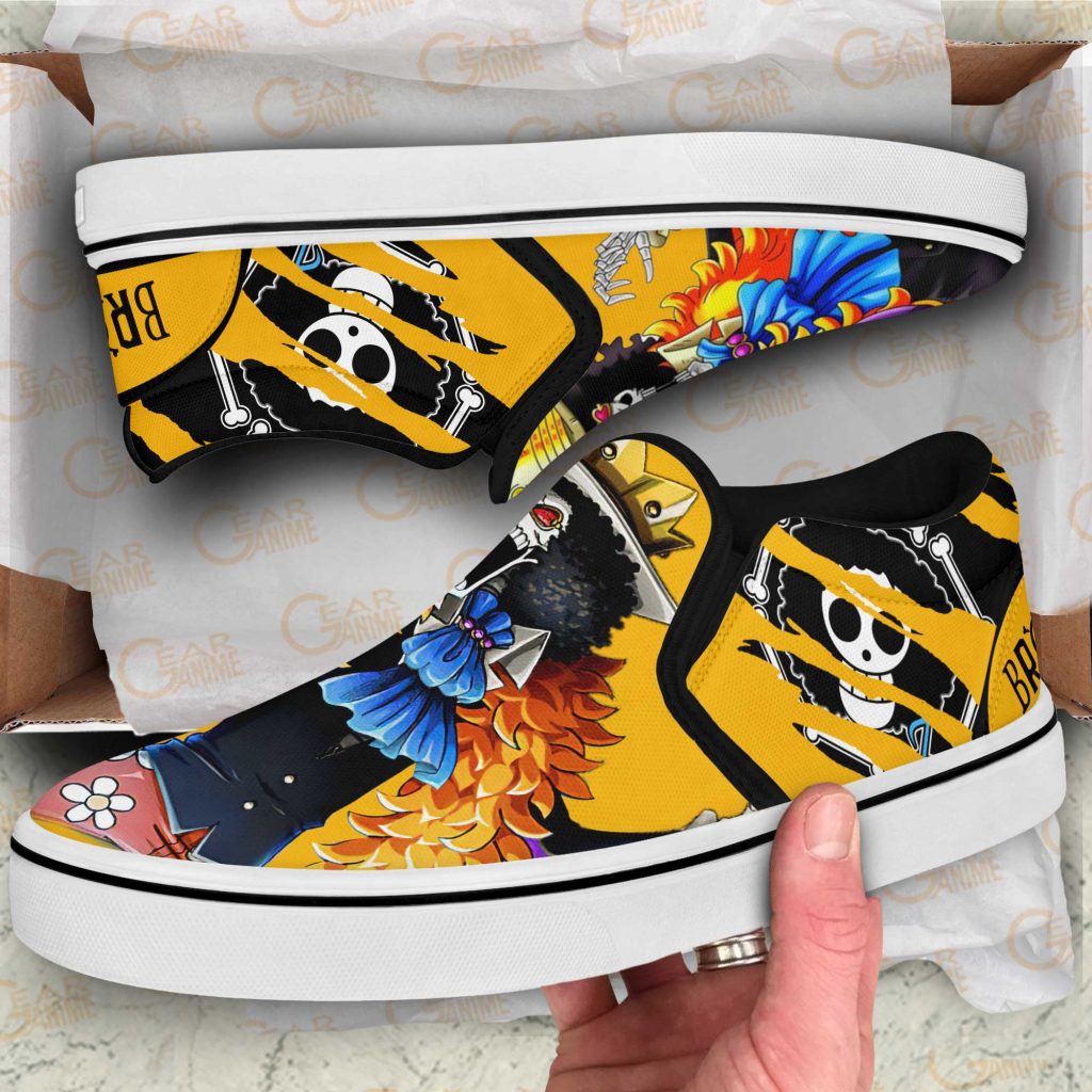 BROOK one piece slip ons gearanime 1 - One Piece AU Store