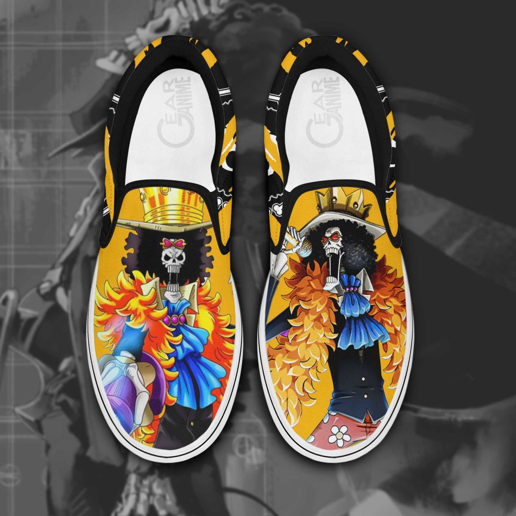 BROOK one piece slip ons gearanime 3 - One Piece AU Store