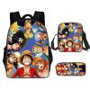 Bandai One Piece Cartoon Shoulder backpack Anime backpack bag Luffy fashion School Bag Cosplay Bookbag Three 2 - One Piece AU Store