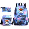 Bandai one piece backpack anime Backpack small shoulder bag Pencil Bag Three piece Set 1 - One Piece AU Store