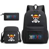 Bandai one piece backpack anime Backpack small shoulder bag Pencil Bag Three piece Set - One Piece AU Store