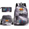 Bandai one piece backpack anime Backpack small shoulder bag Pencil Bag Three piece Set 4 - One Piece AU Store