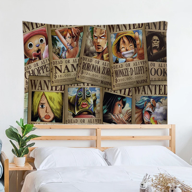 Decoration Wall Hanging Decor O one Piece Funny Tapestry Aesthetic Tapestries Room Decorating Items Home Decorations 1 - One Piece AU Store