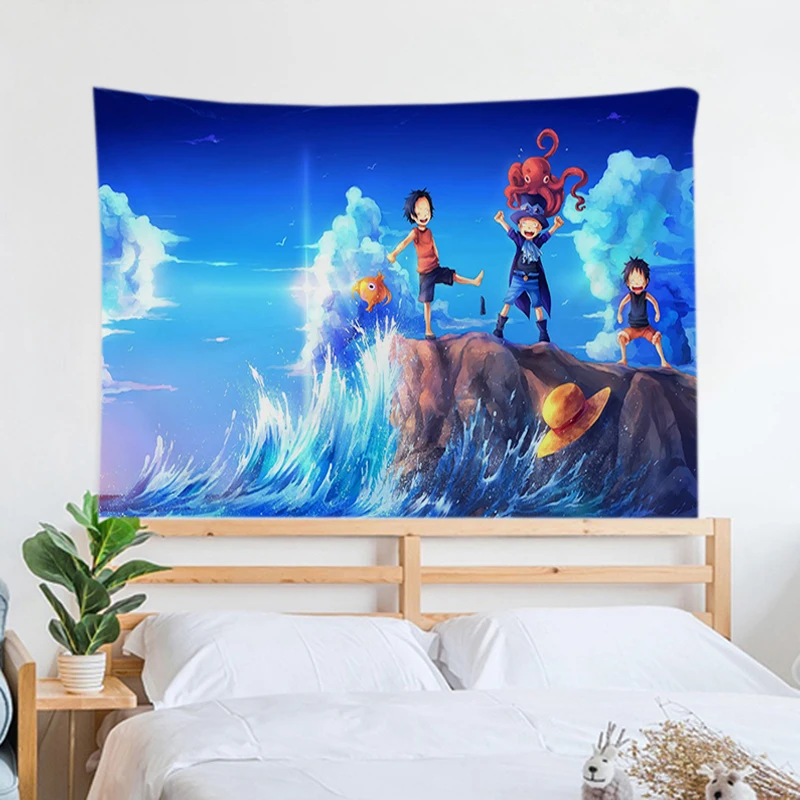 Decoration Wall Hanging Decor O one Piece Funny Tapestry Aesthetic Tapestries Room Decorating Items Home Decorations 13 - One Piece AU Store