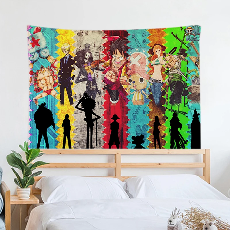 Decoration Wall Hanging Decor O one Piece Funny Tapestry Aesthetic Tapestries Room Decorating Items Home Decorations 3 - One Piece AU Store