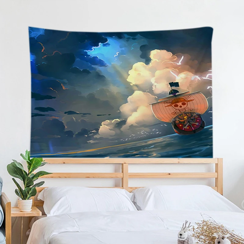 Decoration Wall Hanging Decor O one Piece Funny Tapestry Aesthetic Tapestries Room Decorating Items Home Decorations 4 - One Piece AU Store