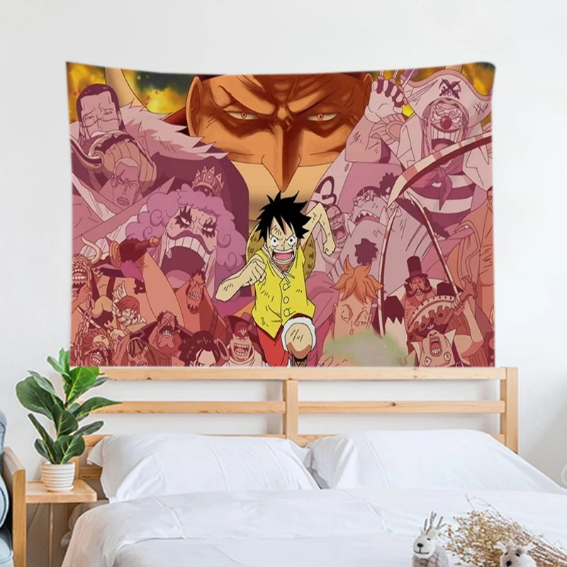 Decoration Wall Hanging Decor O one Piece Funny Tapestry Aesthetic Tapestries Room Decorating Items Home Decorations 7 - One Piece AU Store