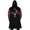 Dracule Mihawk One Piece AOP Hooded Cloak Coat BACK Mockup - One Piece AU Store