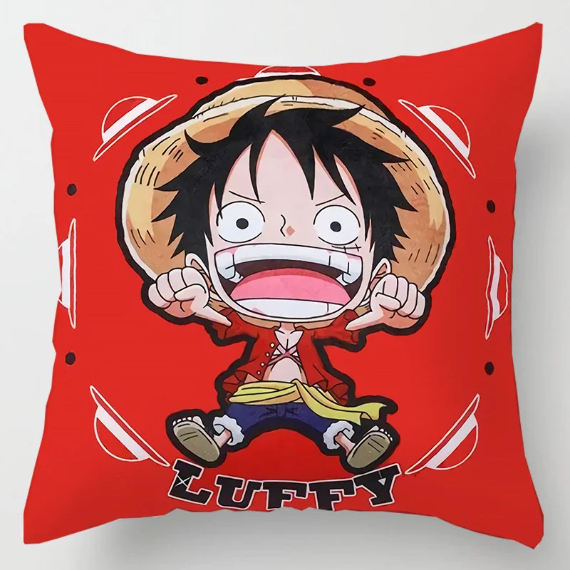 Hot Anime One Piece Figure Toys Roronoa Zoro Tony Chopper Nami Printed Pillows Cover Birthday Party 12 - One Piece AU Store