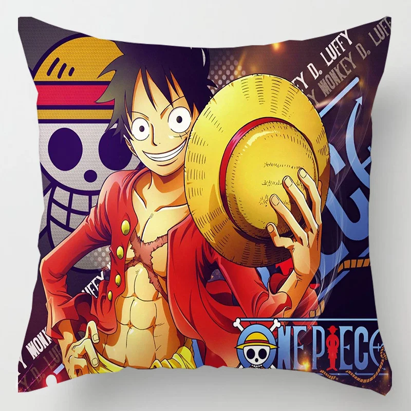 Hot Anime One Piece Figure Toys Roronoa Zoro Tony Chopper Nami Printed Pillows Cover Birthday Party 15 - One Piece AU Store