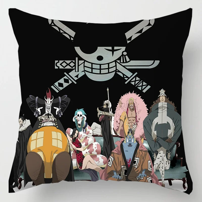 Hot Anime One Piece Figure Toys Roronoa Zoro Tony Chopper Nami Printed Pillows Cover Birthday Party 19 - One Piece AU Store