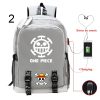 Hot Japan ONE P PIECEs Luffy USB Charging Backpack Boys Girls Large Capacity Travel Bag Multifunctional 2 - One Piece AU Store