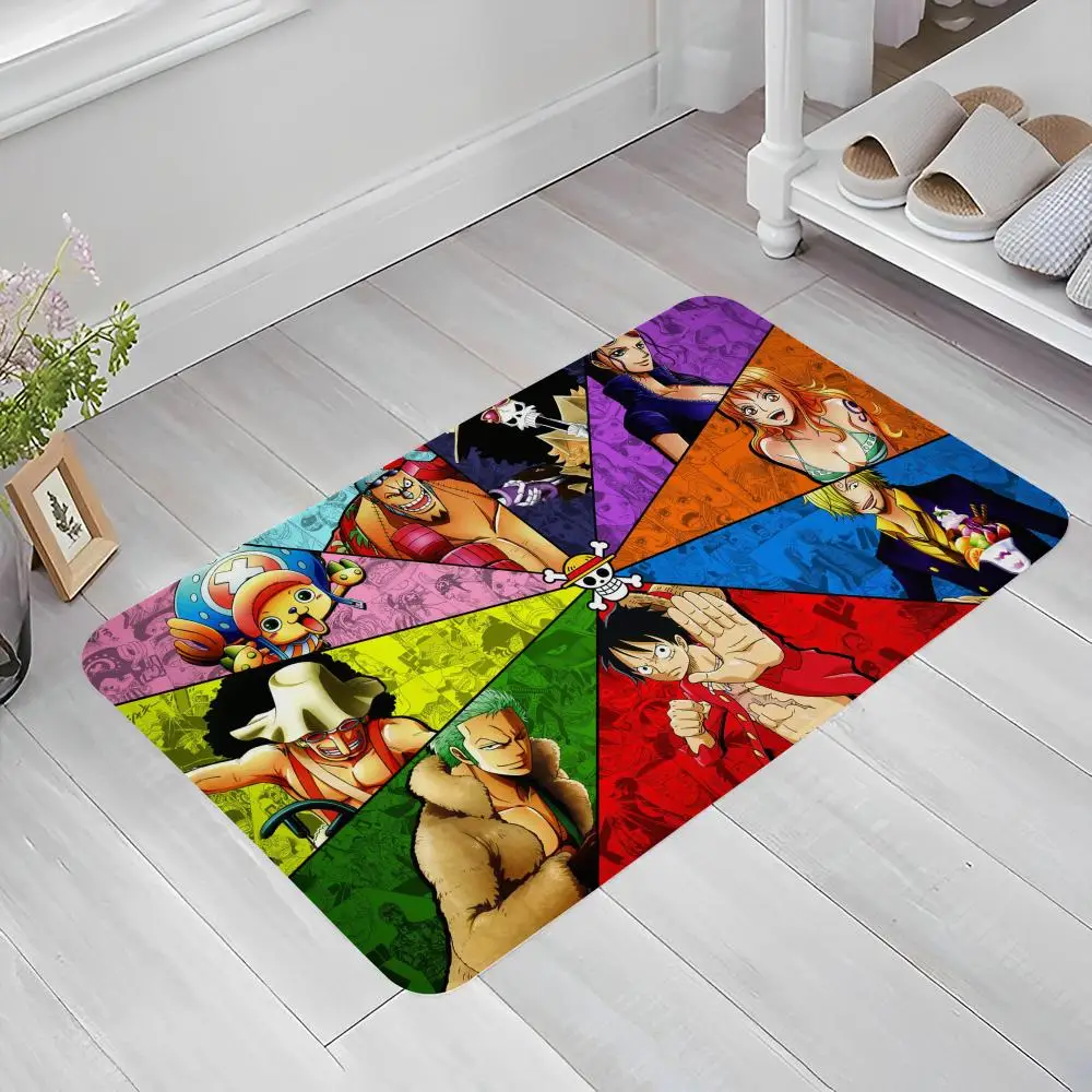 Japan Anime O Ones Pieces Room Mats Anti slip Absorb Water Long Strip Cushion Bedroon Mat 1 - One Piece AU Store