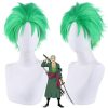 Kostum Cosplay Anime One Piece Roronoa Zoro Kostum Halloween Pakaian Peran Kimono Pakaian Seragam Pesta Set 5 - One Piece AU Store