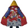 Luffy Gear 5 Sea Wave OP AOP Hooded Cloak Coat MAIN Mockup - One Piece AU Store