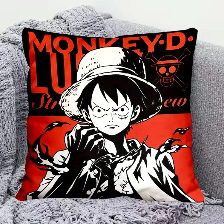 New Cartoon Cushion One Piece Luffy Zoro Nami Usopp Chopper Robin Peripheral Anime Fashion Children Couple 12 - One Piece AU Store