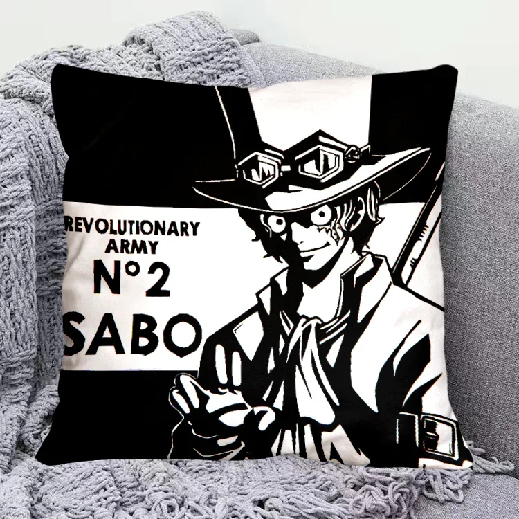 New Cartoon Cushion One Piece Luffy Zoro Nami Usopp Chopper Robin Peripheral Anime Fashion Children Couple 3 - One Piece AU Store