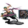 One Piece Action Figure Three Knife Fighting Skill Roronoa Zoro Anime Model Decorations PVC Toy Gift - One Piece AU Store