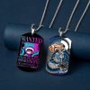 One Piece Luffy Necklace Stainless Steel Colorful Anime New Season Sun God Shape Tag Keychain Pendant - One Piece AU Store
