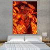 One Piece Portgas D Ace Fire Fist Power Orange 1pc Wall Art 1 - One Piece AU Store