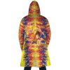 Trippy Luffy One Piece AOP Hooded Cloak Coat BACK Mockup - One Piece AU Store