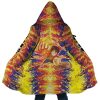 Trippy Luffy One Piece AOP Hooded Cloak Coat MAIN Mockup - One Piece AU Store