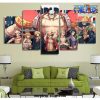 new design 5 pieces one piece charactes canvas wall art 416 - One Piece AU Store