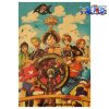 one piece luffy team kraft paper poster 844 - One Piece AU Store