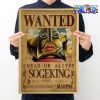 one piece sogeking wanted kraft paper poster 158 - One Piece AU Store